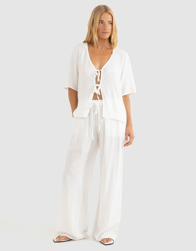Rhythm Airlie Beach Pant - White