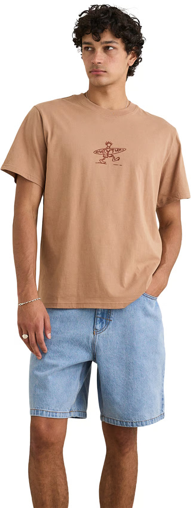 Rhythm Drifter Short Sleeve T-Shirt - Clay - Sun Diego Boardshop