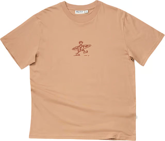 Rhythm Drifter Short Sleeve T-Shirt - Clay - Sun Diego Boardshop