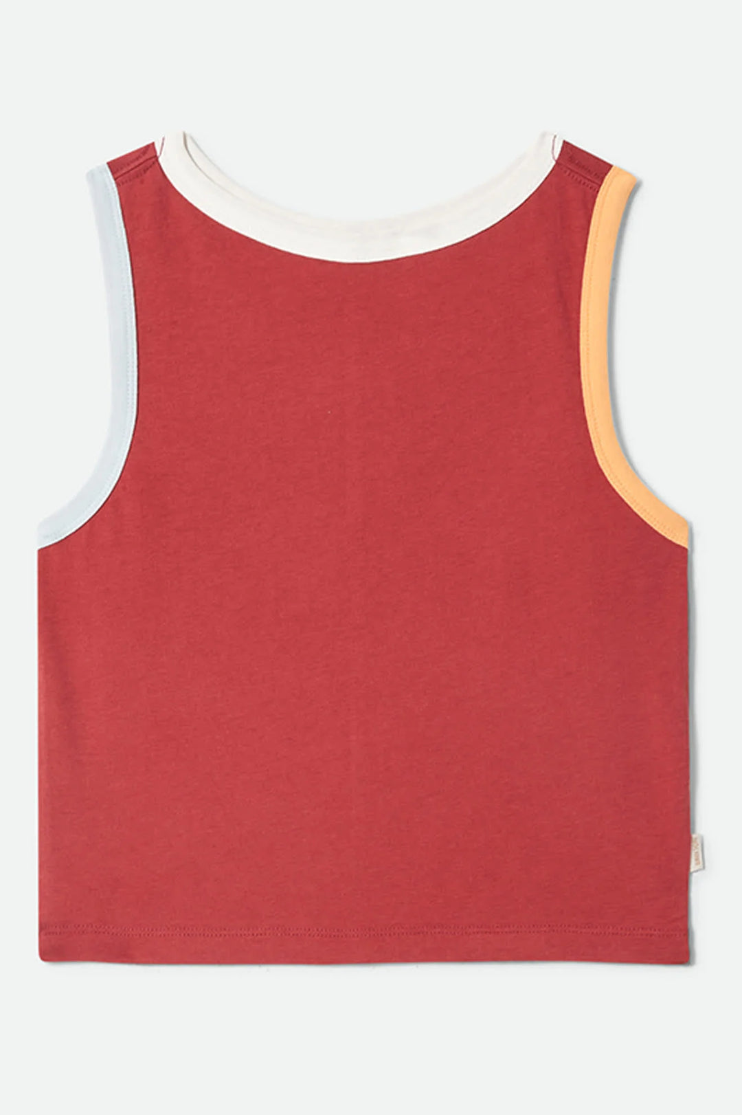 Brixton Women's Carefree Organic Garment Dye Cropped Tank - Robust Red - Sun Diego Boardshop