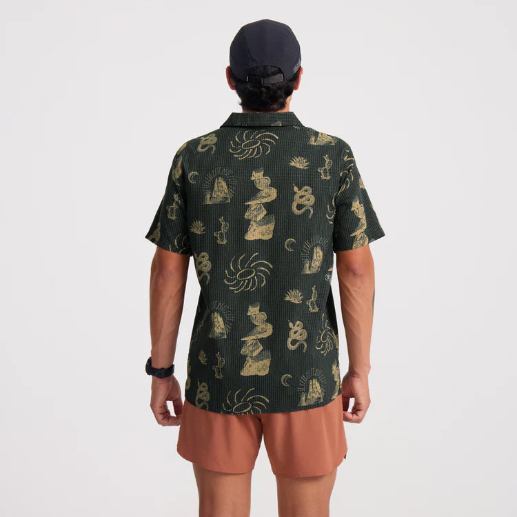 Roark Bless Up Trail Button Up Shirt - Onyx - Sun Diego Boardshop