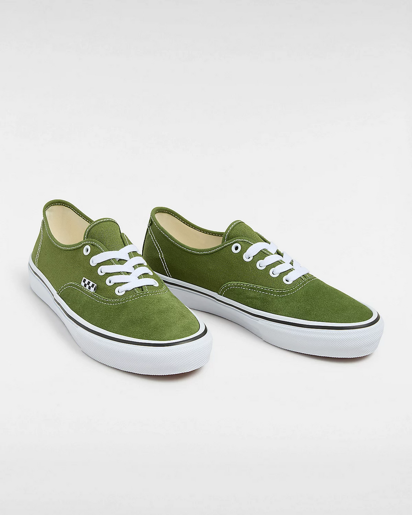 Vans Skate Authentic Shoe - GREEN/WHITE - Sun Diego Boardshop