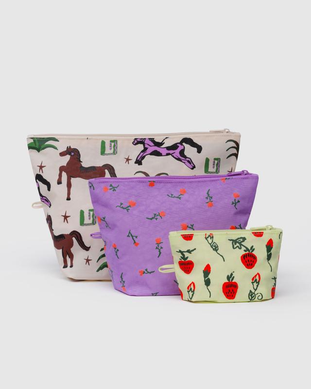 Baggu Go Pouch Set - Painted Prairie - Sun Diego Boardshop