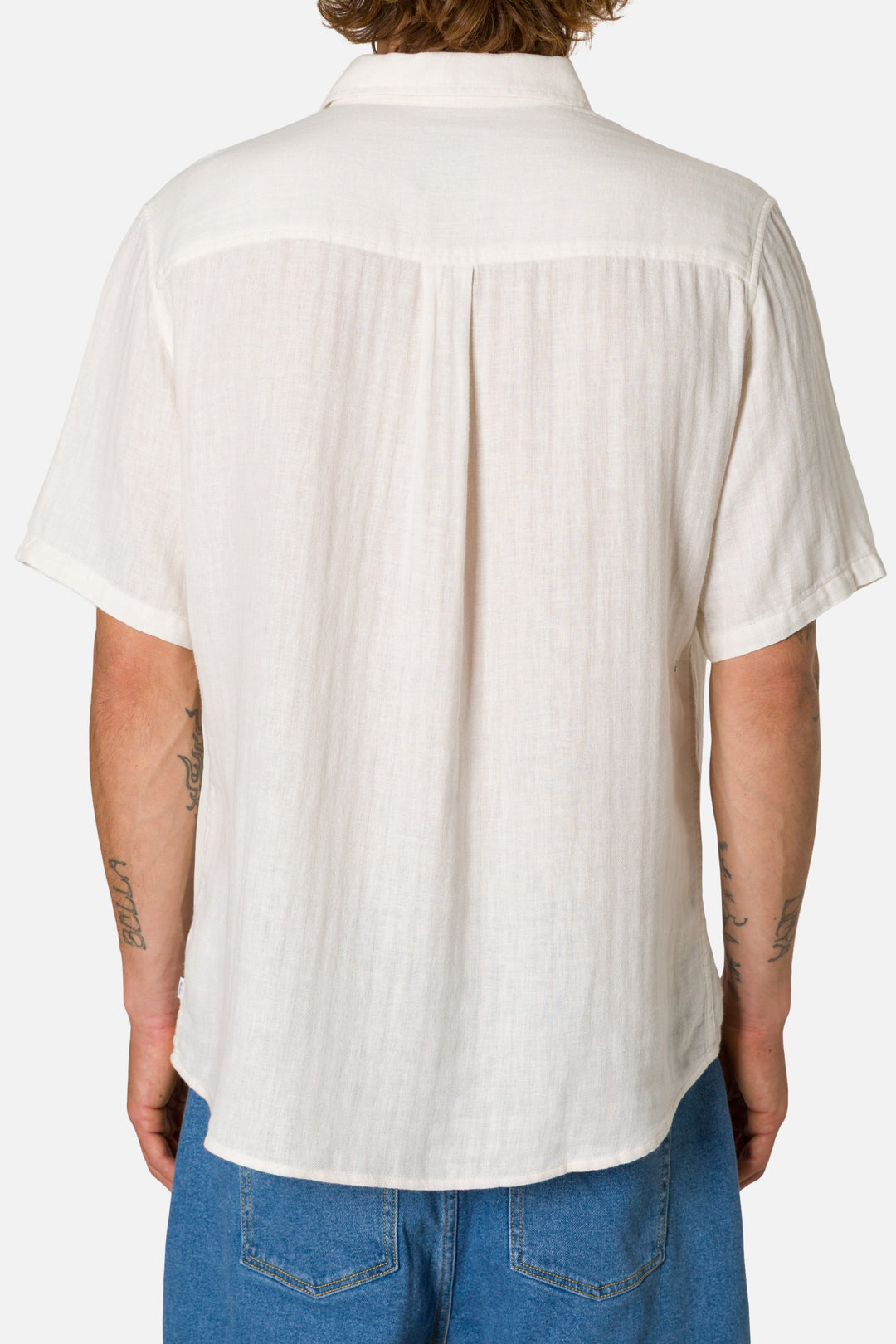 Katin Alan Solid Shirt - Vintage White - Sun Diego Boardshop