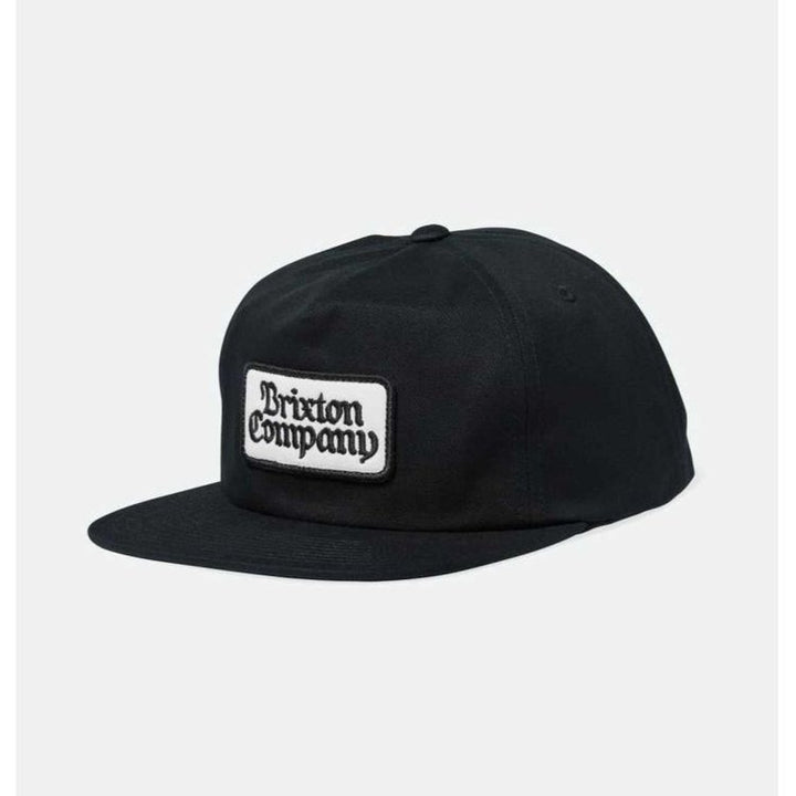 Brixton Norvell Cotton Snapback - Black