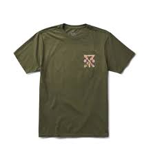 Roark Bush Bloom T-Shirt - Military - Sun Diego Boardshop