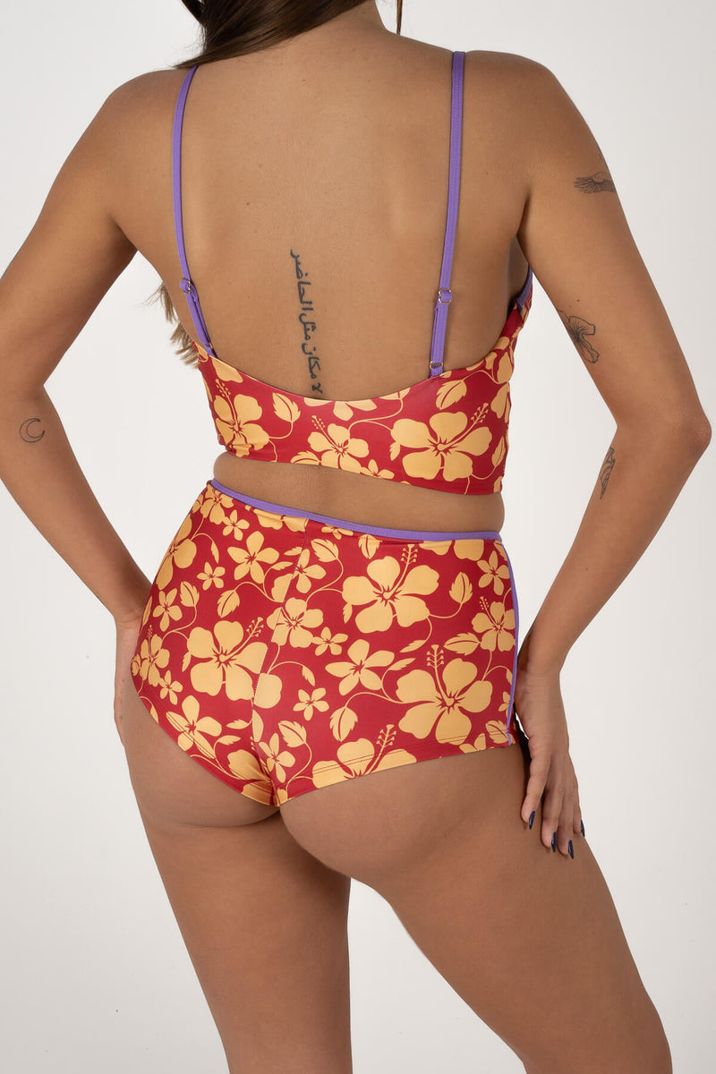 Inner Relm Ninety Nine Shorts - ALOHA RED - Sun Diego Boardshop