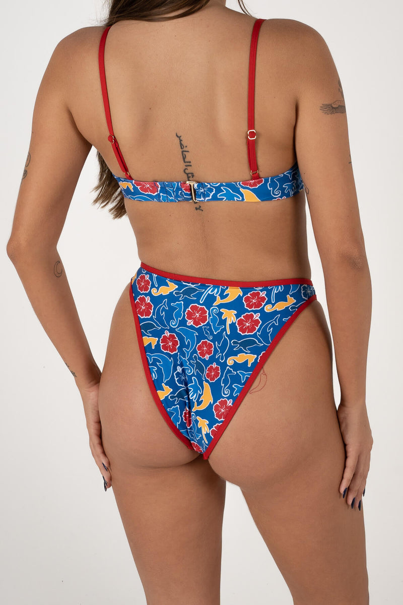 Inner Relm GoodLuck Bikini Bottoms - DOLPHIN BLUE - Sun Diego Boardshop