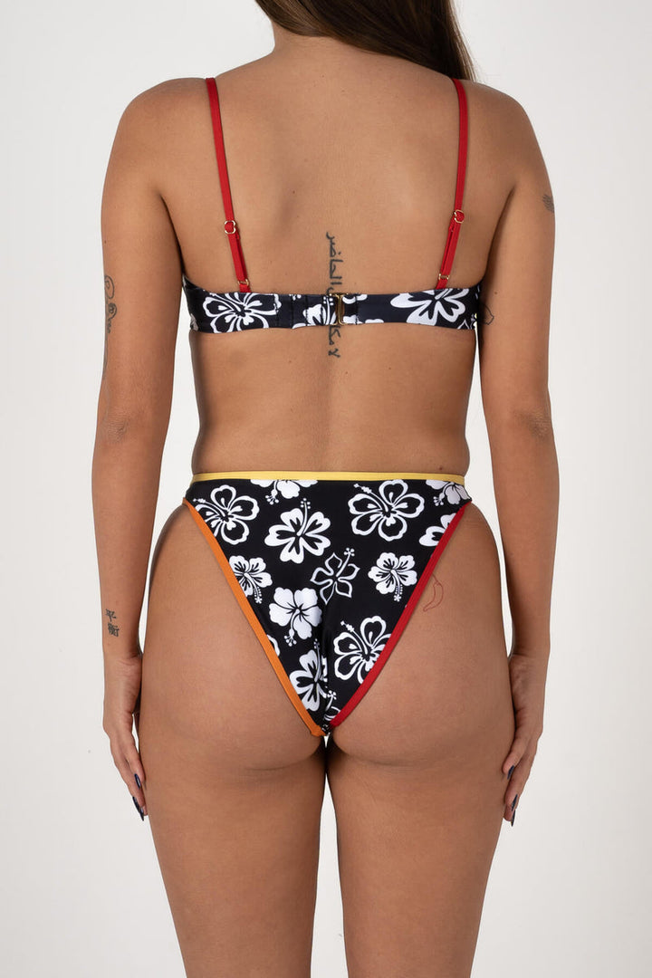 Inner Relm GoodLuck Bikini Bottoms - ALOHA BLACK - Sun Diego Boardshop