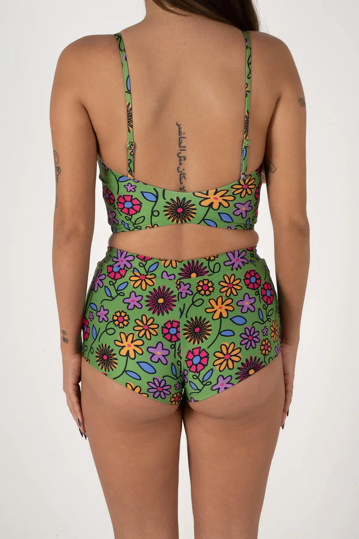 Inner Relm Eighty Eight Swim Shorts - GREEN FLOWER - Sun Diego Boardshop