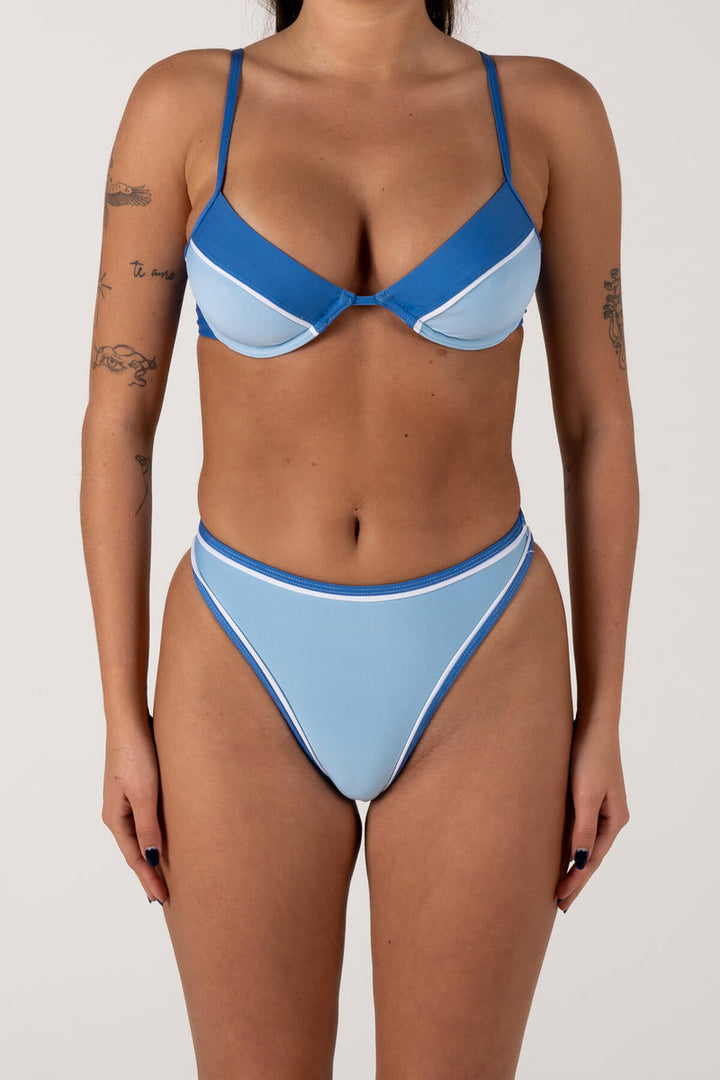 Inner Relm IslandTime Bra Cup Top - SKY BLUE - Sun Diego Boardshop