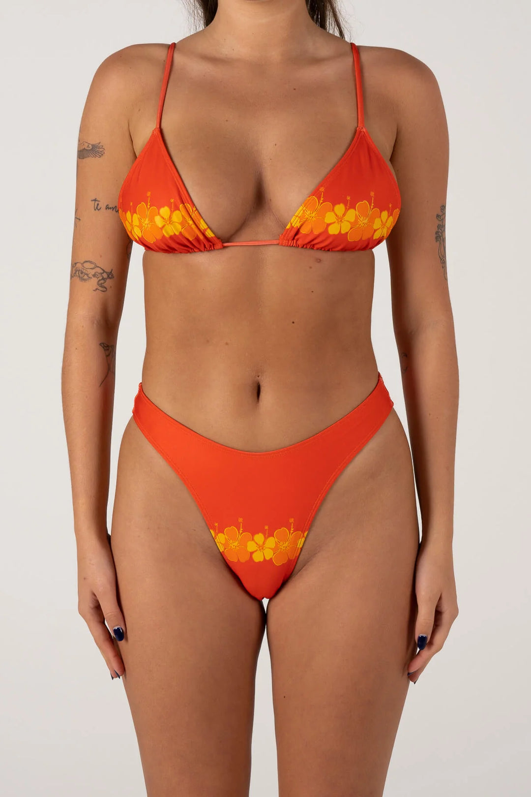 Inner Relm Women's All Day Bikini Bottoms - Tangerine - Sun Diego Boardshop