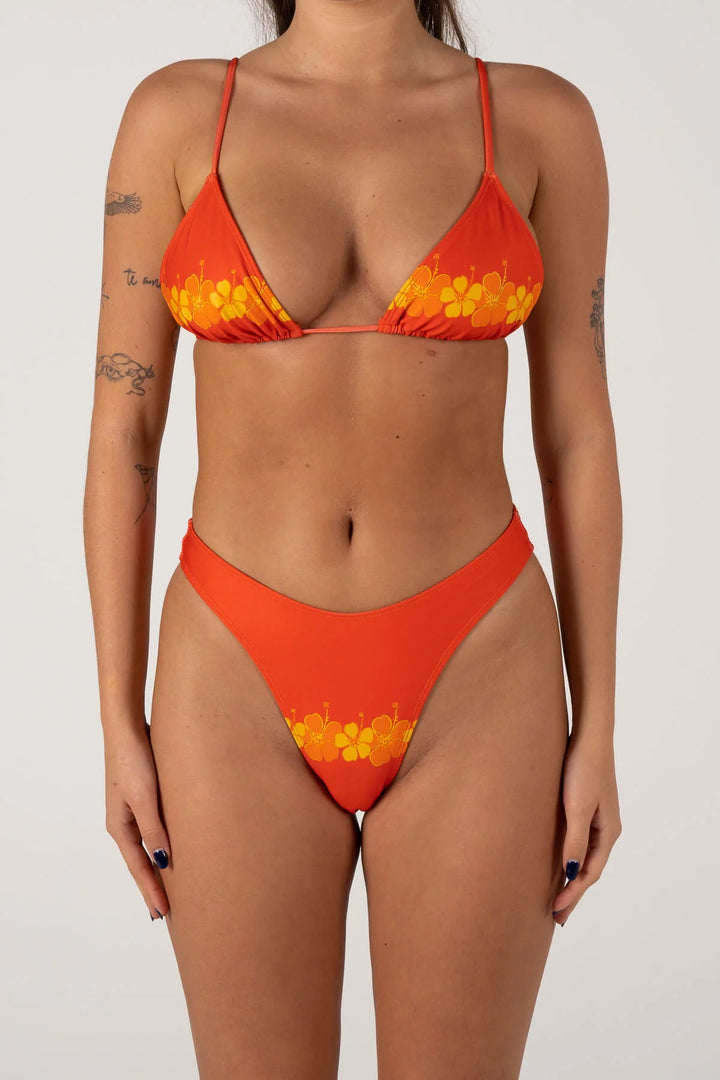 Inner Relm Women's All Day Bikini Bottoms - Tangerine - Sun Diego Boardshop