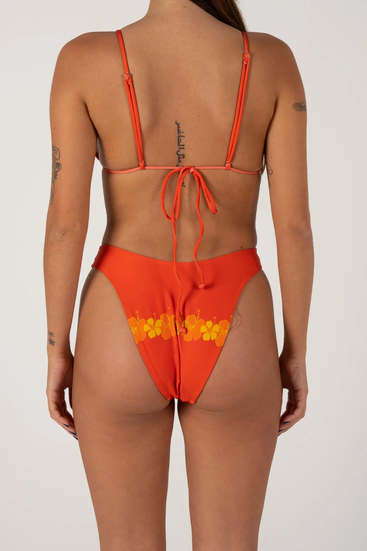 Inner Relm Women's All Day Bikini Bottoms - Tangerine - Sun Diego Boardshop