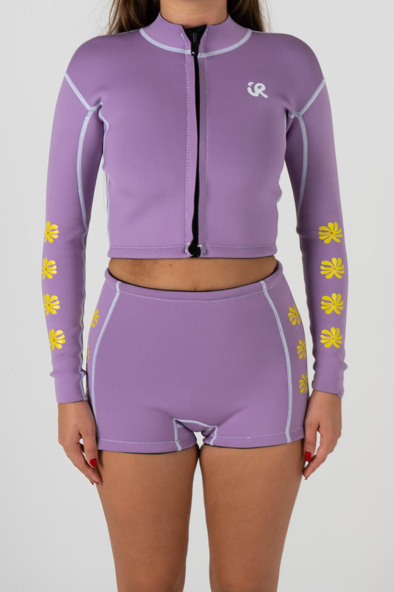 Inner Relm Lovender Rashguard Shorts - PURPLE - Sun Diego Boardshop