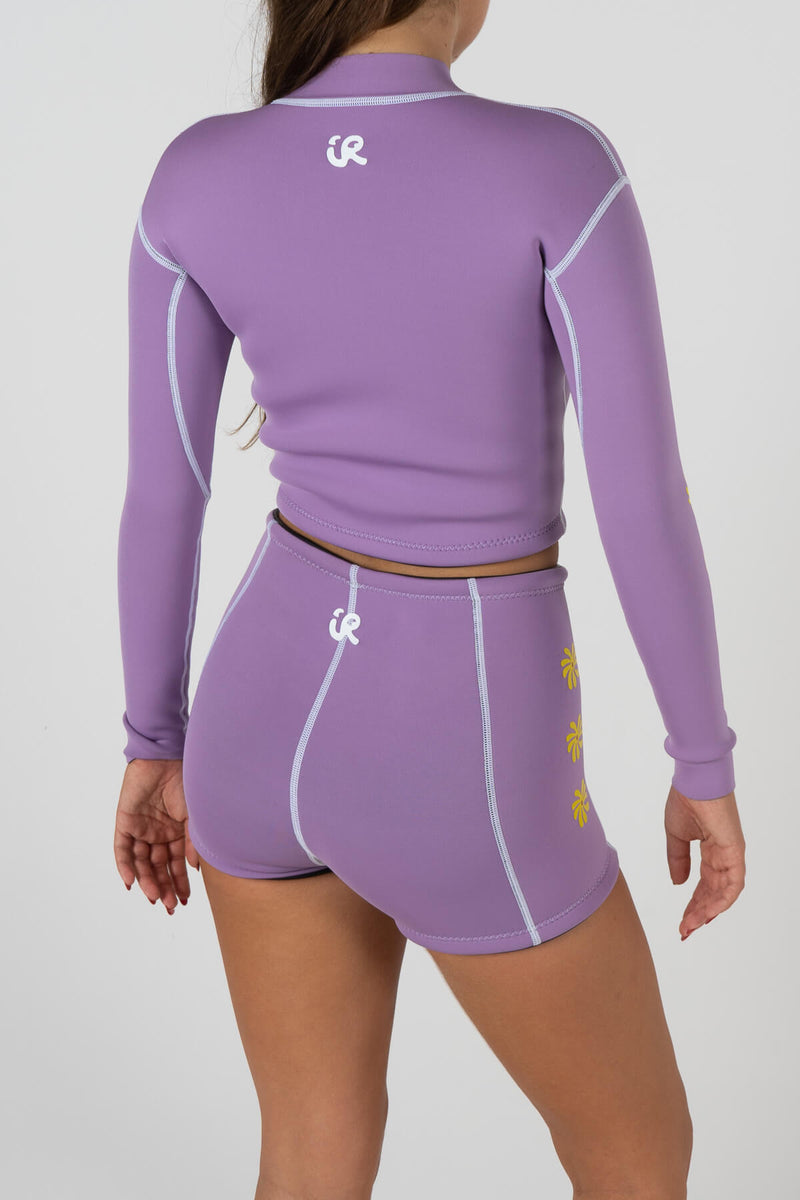 Inner Relm Lovender Rashguard Shorts - PURPLE - Sun Diego Boardshop