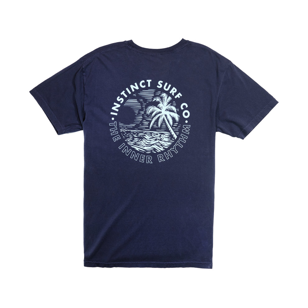 Instinct Island Paradise Tee - Navy - Sun Diego Boardshop