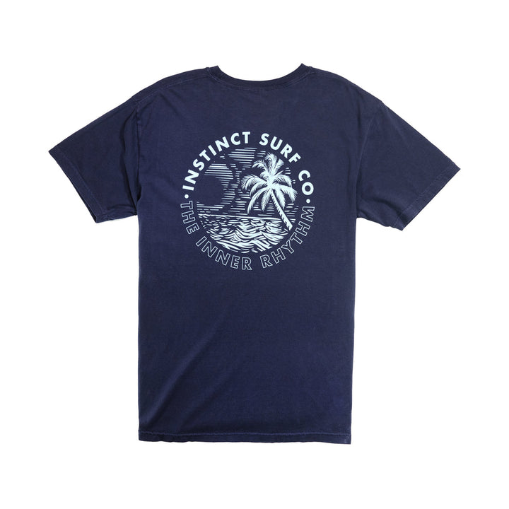 Instinct Island Paradise Tee - Navy - Sun Diego Boardshop