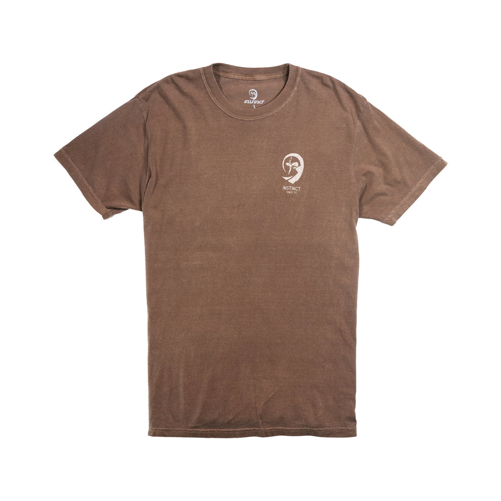 Instinct Painted Tube Rider Tee - Espresso - Sun Diego Boardshop