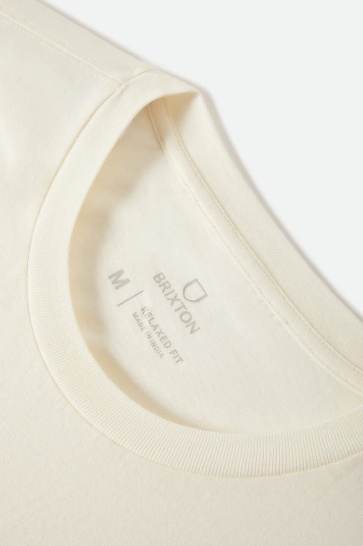Brixton Men's Wolcott Worn In Boxy Muscle Tank - Off White - Sun Diego Boardshop