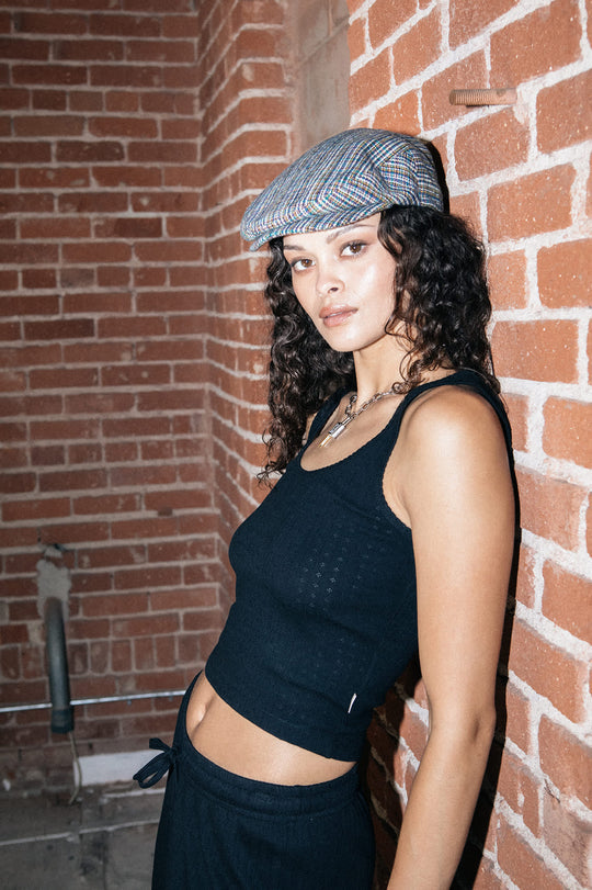 Brixton Pointelle Slim Fit Tank - Black - Sun Diego Boardshop