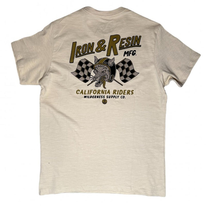 Iron & Resin California Riders Pocket Tee - NATURAL - Sun Diego Boardshop