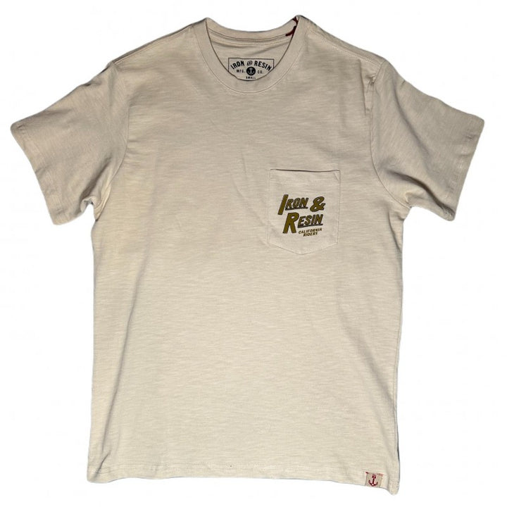 Iron & Resin California Riders Pocket Tee - NATURAL - Sun Diego Boardshop