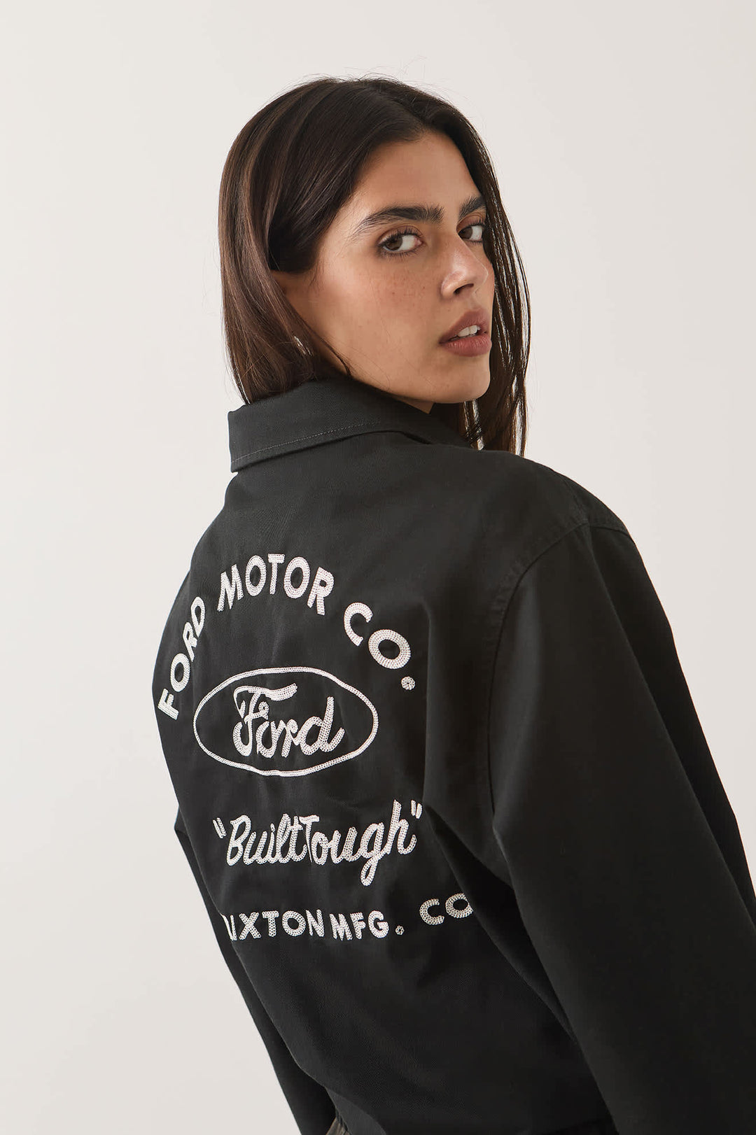 Brixton Men's Ford Built Tough Harrington Jacket - Burnt Rubber - Sun Diego Boardshop