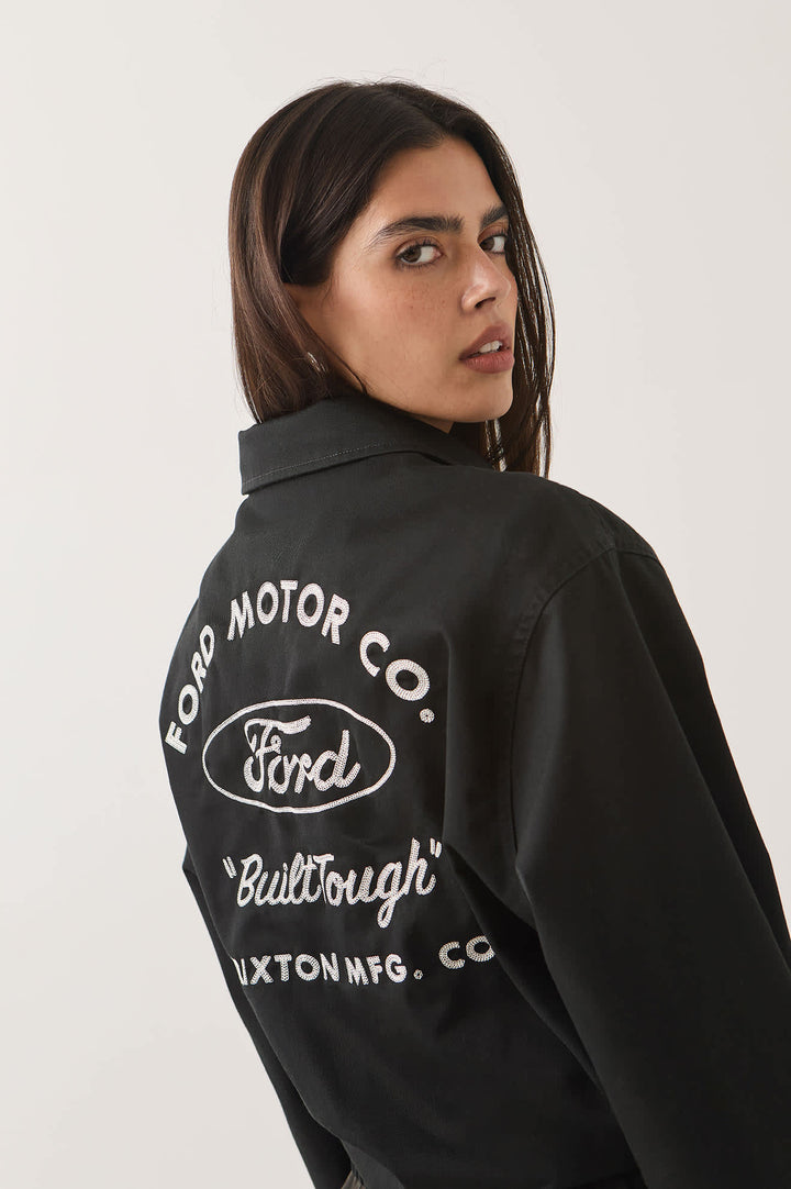 Brixton Men's Ford Built Tough Harrington Jacket - Burnt Rubber - Sun Diego Boardshop