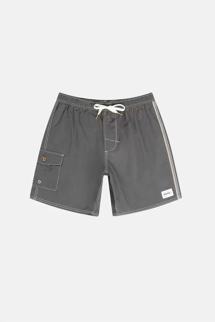 Rhythm Patch Beach Short - BLACK - Sun Diego Boardshop