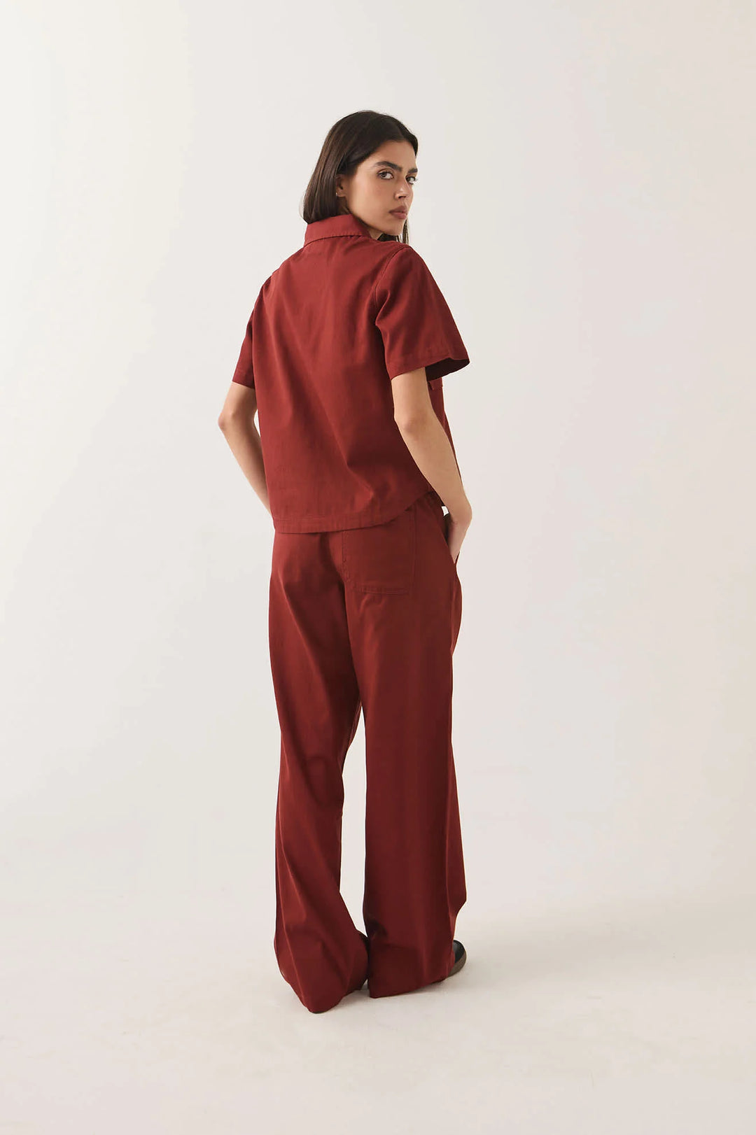 Brixton Women's Mechanics Shirt - Dark Brick - Sun Diego Boardshop