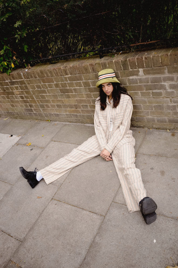 Brixton Women's Lounge Pant - Sand Stripe - Sun Diego Boardshop