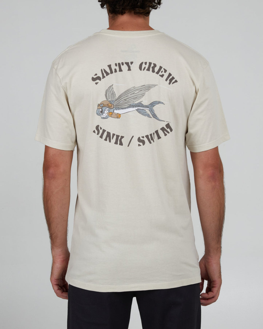 Salty Crew Kamikaze S/S Premium Tee - BONE - Sun Diego Boardshop