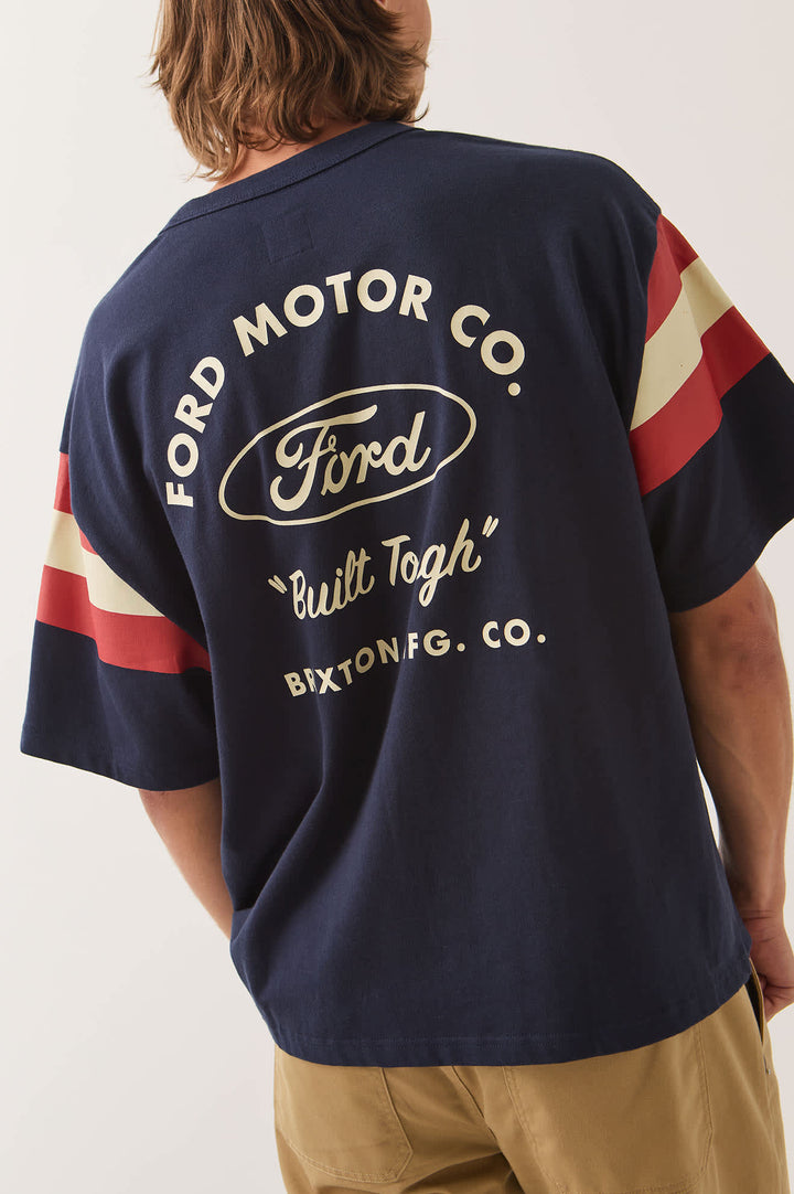 Brixton Men's Ford Built Tough Jersey - American Navy - Sun Diego Boardshop