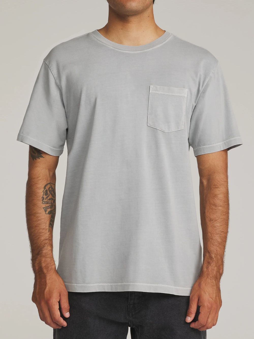 Katin Men's Base Tee - Gray Blue Vintage Wash - Sun Diego Boardshop