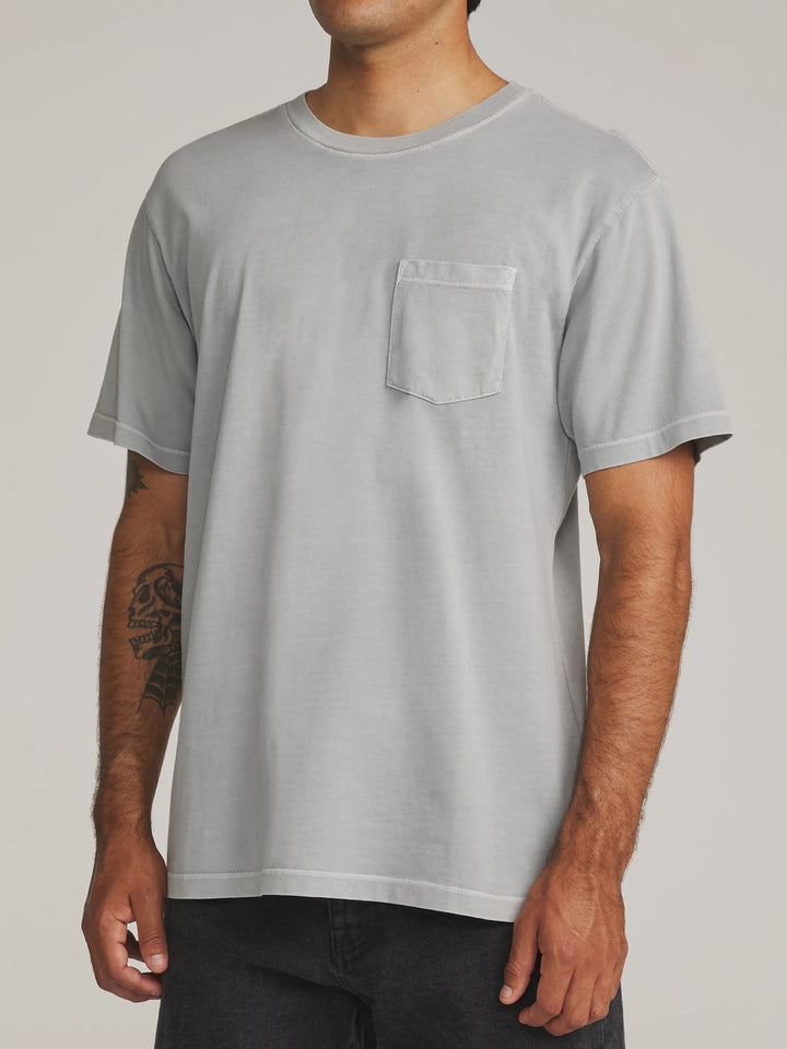 Katin Men's Base Tee - Gray Blue Vintage Wash - Sun Diego Boardshop