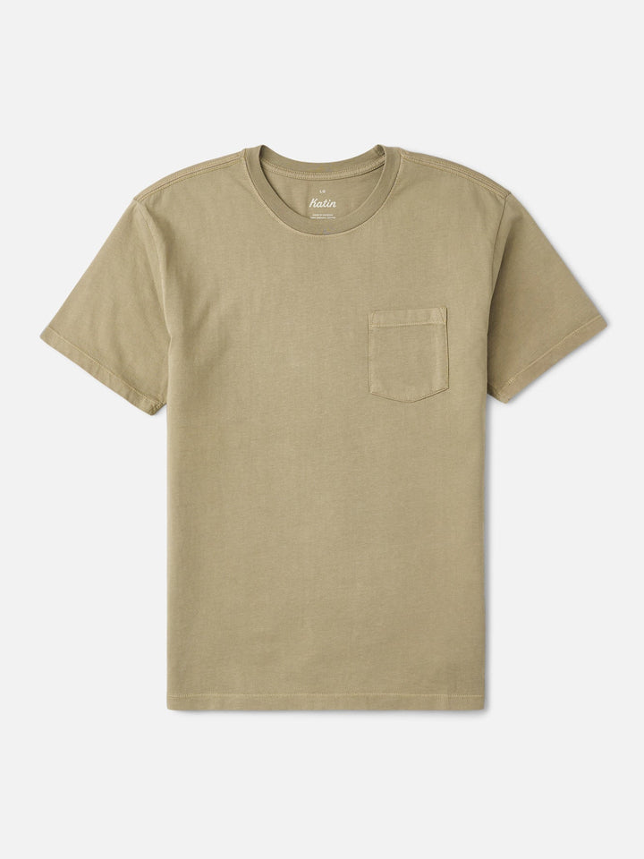 Katin Men's Base Tee - Olive Vintage Wash - Sun Diego Boardshop