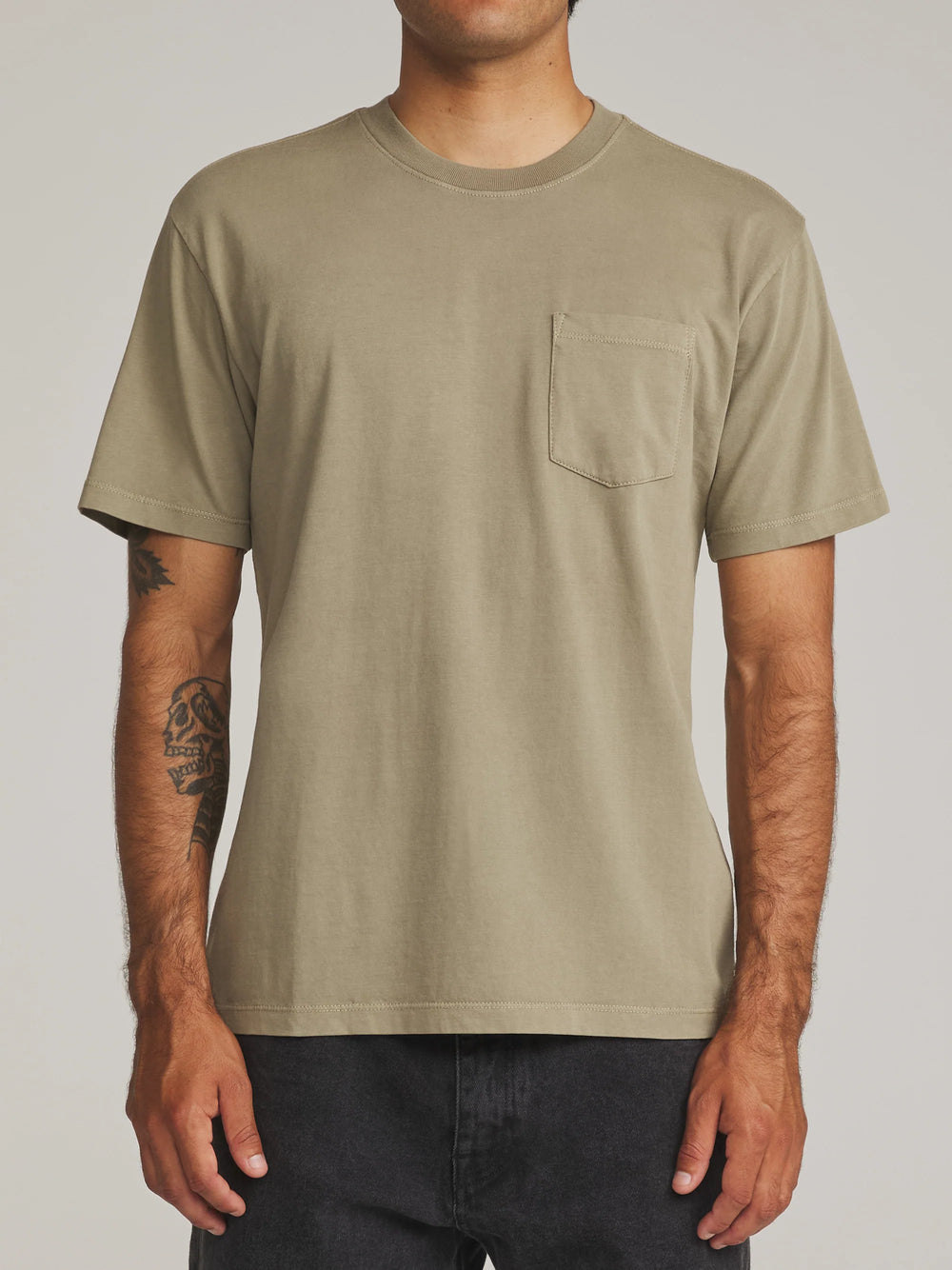 Katin Men's Base Tee - Olive Vintage Wash - Sun Diego Boardshop