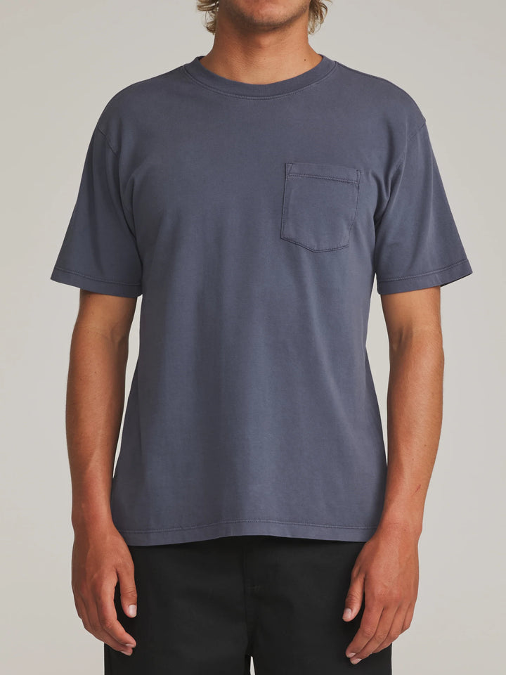 Katin Men's Base Tee - Washed Blue Vintage Wash - Sun Diego Boardshop