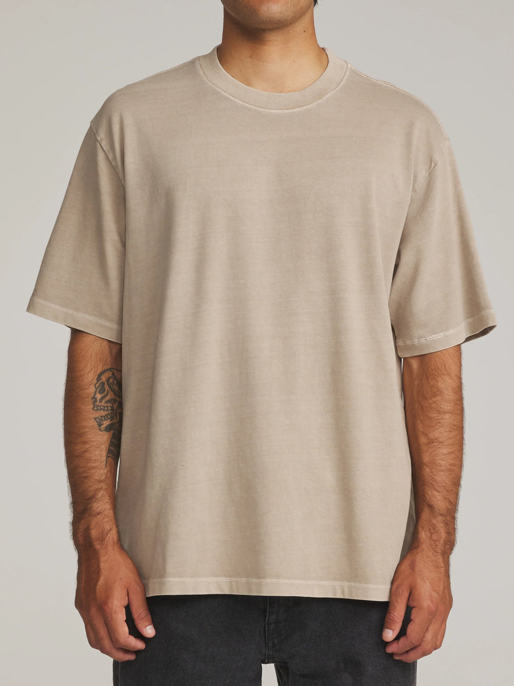 Katin Men's Box Fit Tee - Taupe Vintage Wash - Sun Diego Boardshop