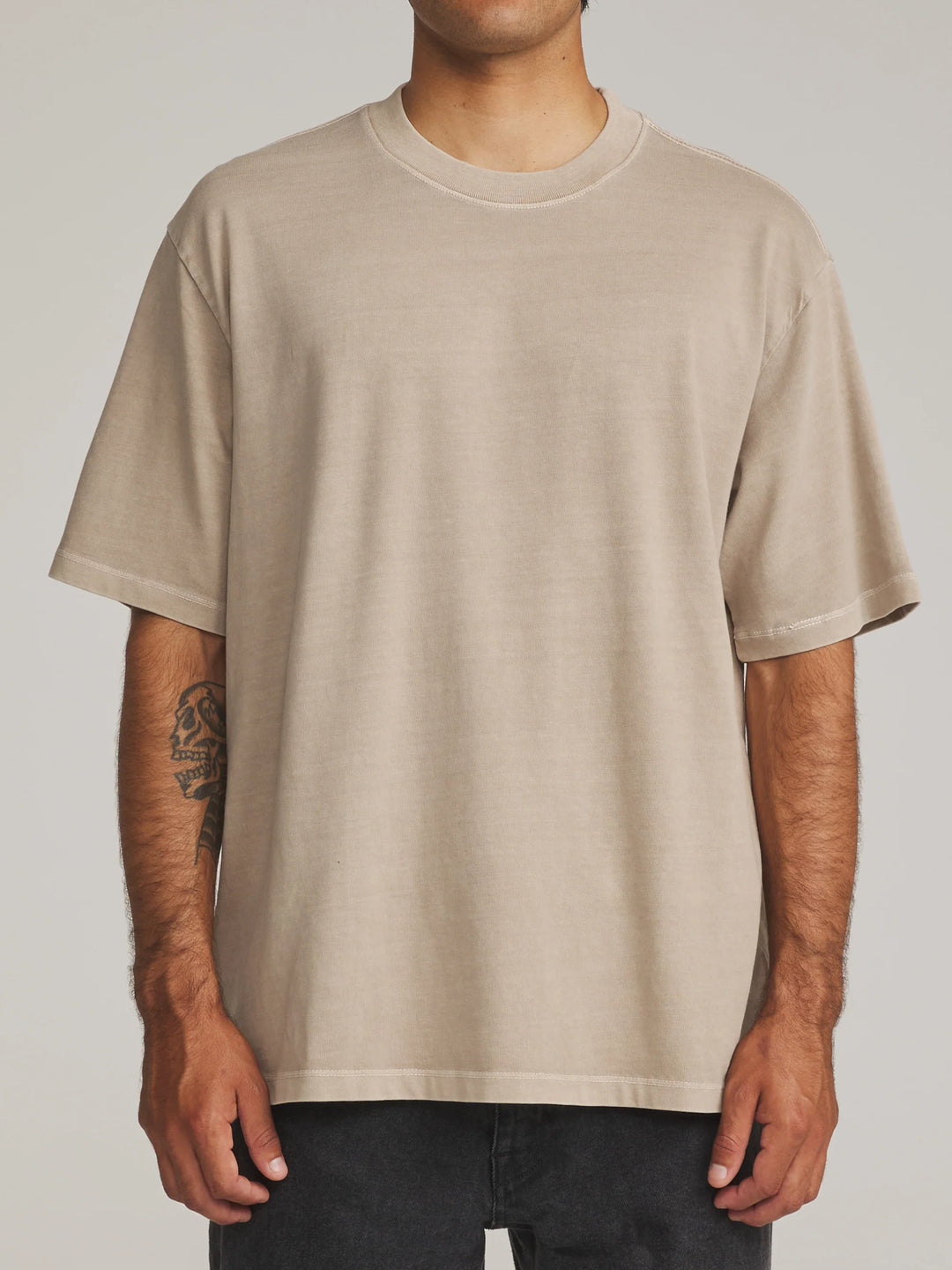 Katin Men's Box Fit Tee - Taupe Vintage Wash - Sun Diego Boardshop