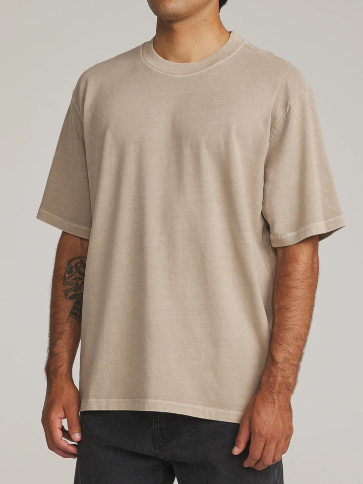 Katin Men's Box Fit Tee - Taupe Vintage Wash - Sun Diego Boardshop