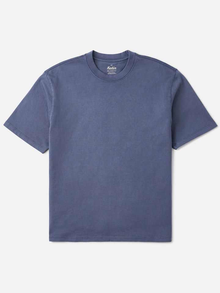Katin Men's Box Fit Tee - Washed Blue Vintage Wash - Sun Diego Boardshop