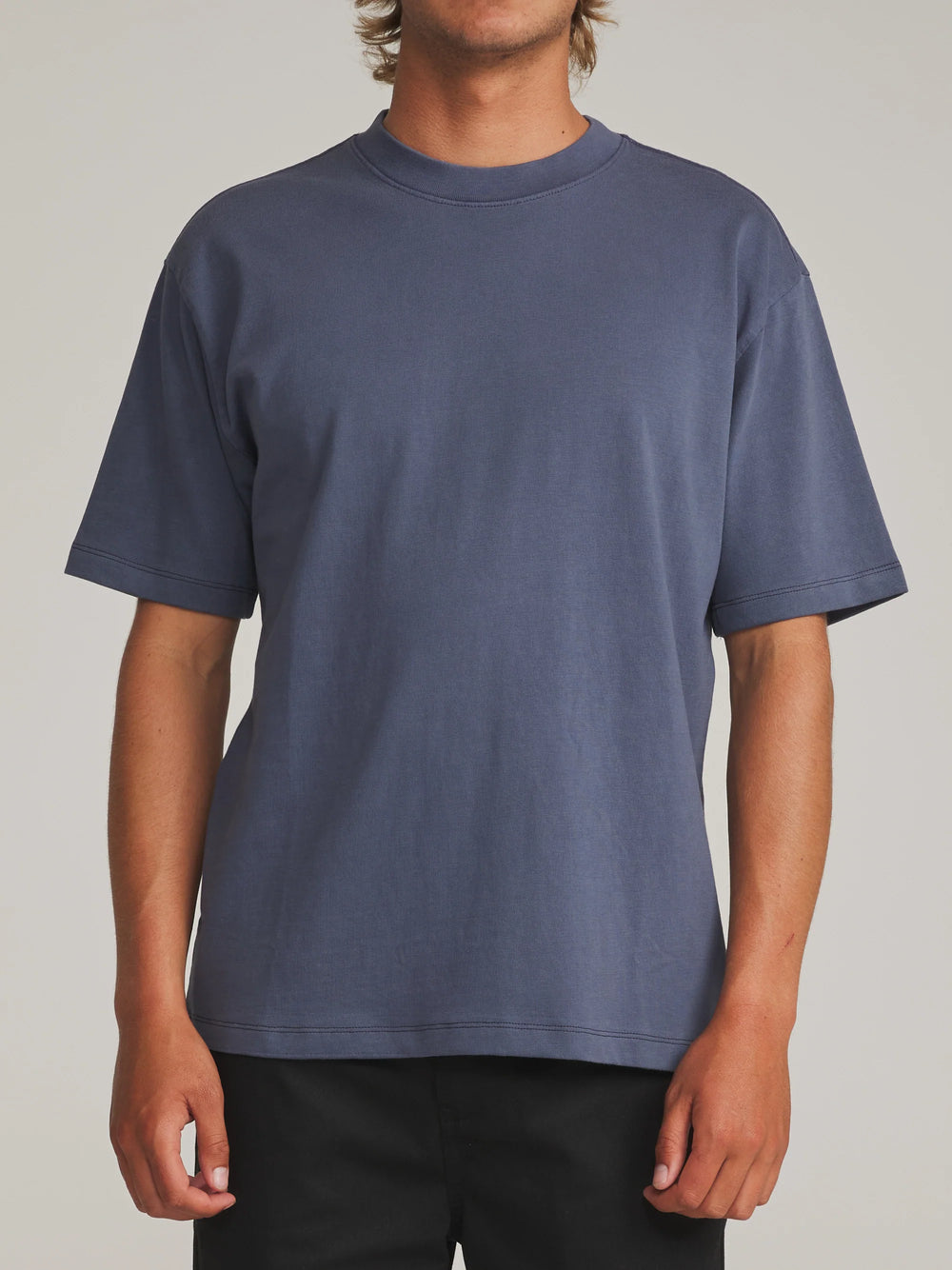Katin Men's Box Fit Tee - Washed Blue Vintage Wash - Sun Diego Boardshop