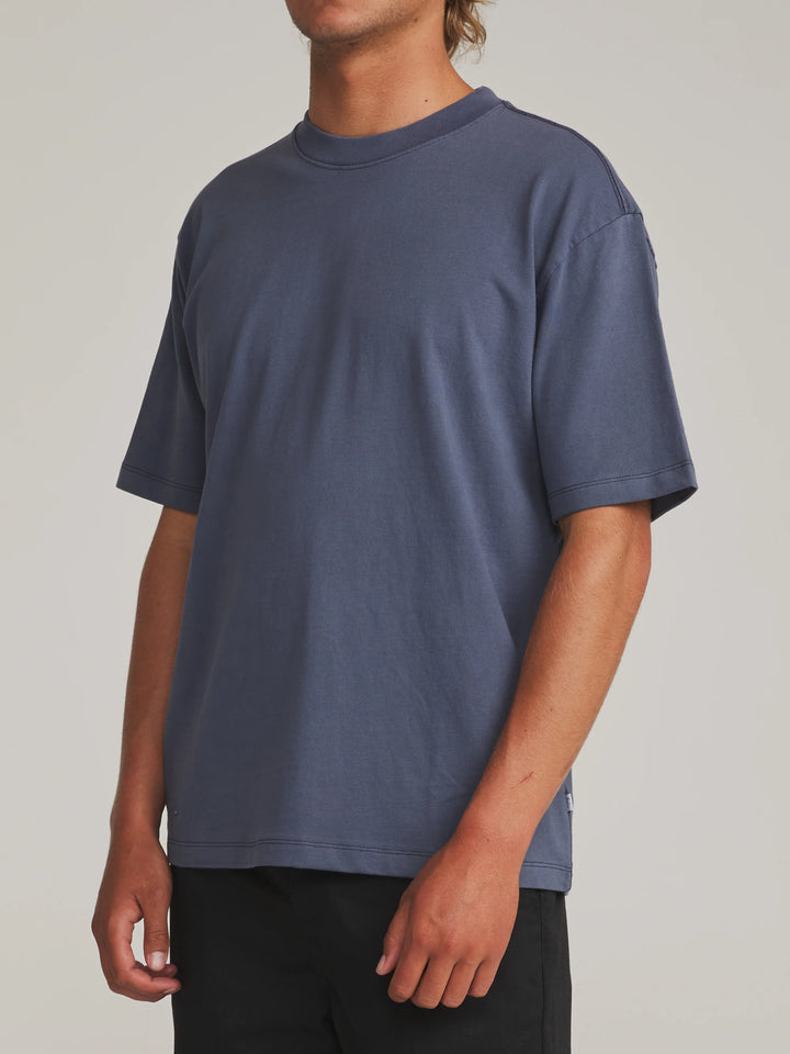 Katin Men's Box Fit Tee - Washed Blue Vintage Wash - Sun Diego Boardshop