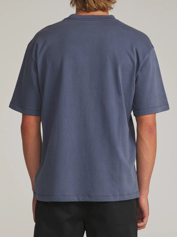 Katin Men's Box Fit Tee - Washed Blue Vintage Wash - Sun Diego Boardshop