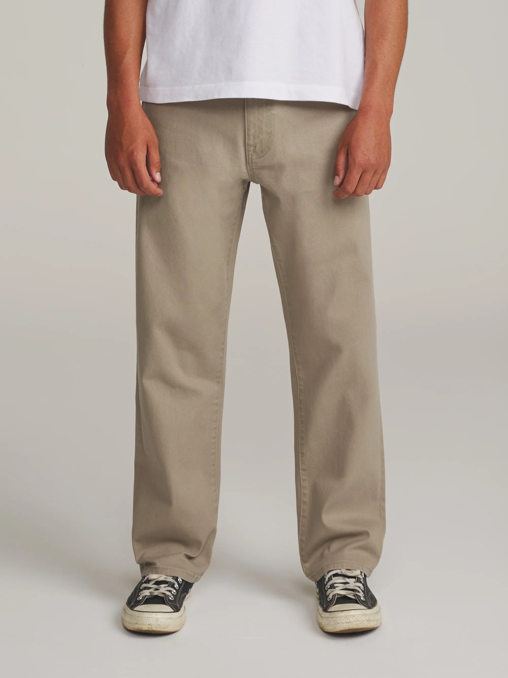 Katin Men's George 64 Relaxed Bull Denim Jean - Vintage Khaki - Sun Diego Boardshop