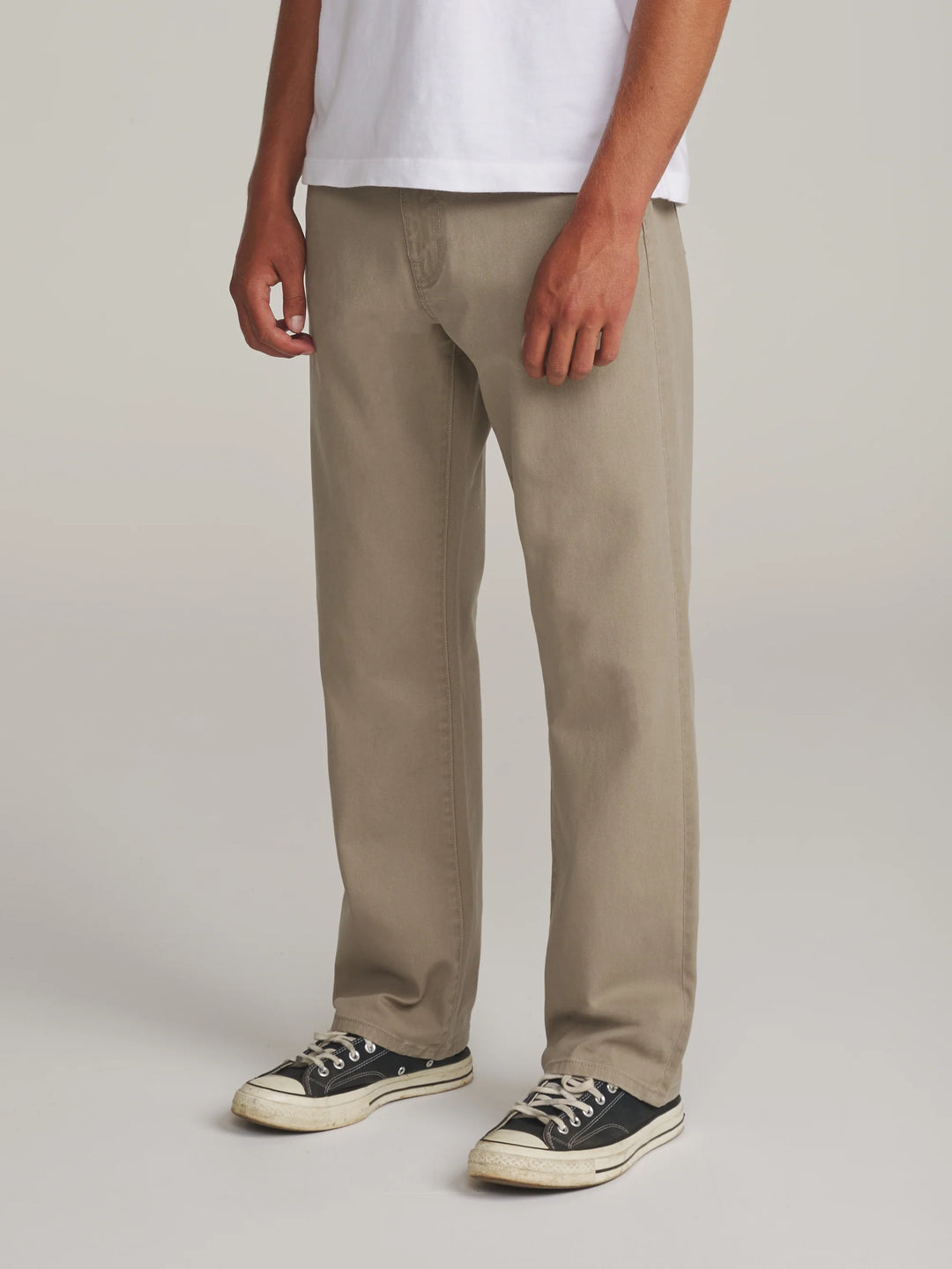 Katin Men's George 64 Relaxed Bull Denim Jean - Vintage Khaki - Sun Diego Boardshop