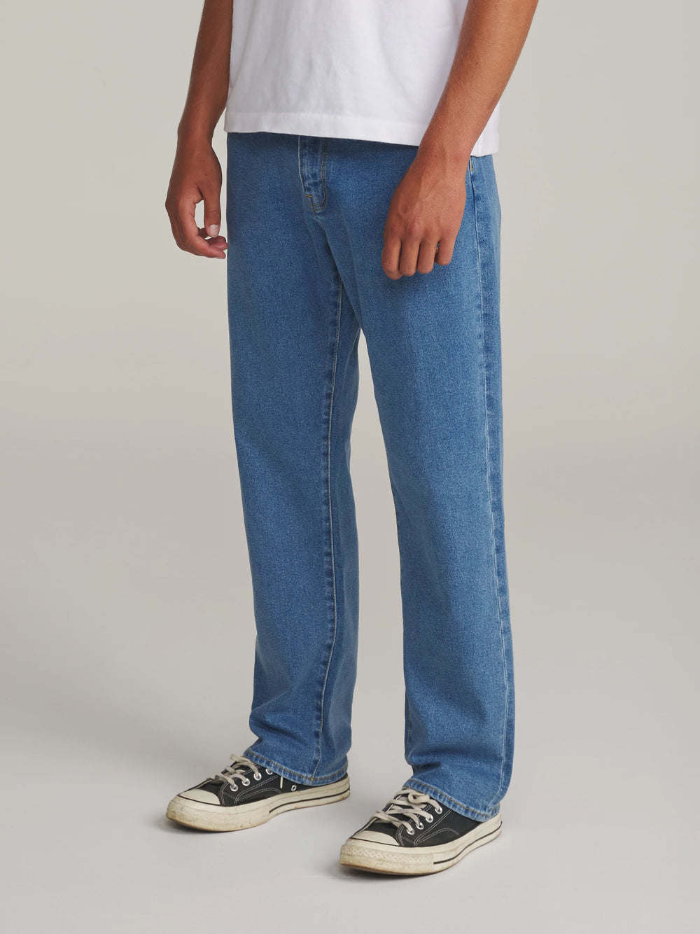 Katin Men's George 64 Relaxed Jean - Medium Indigo - Sun Diego Boardshop