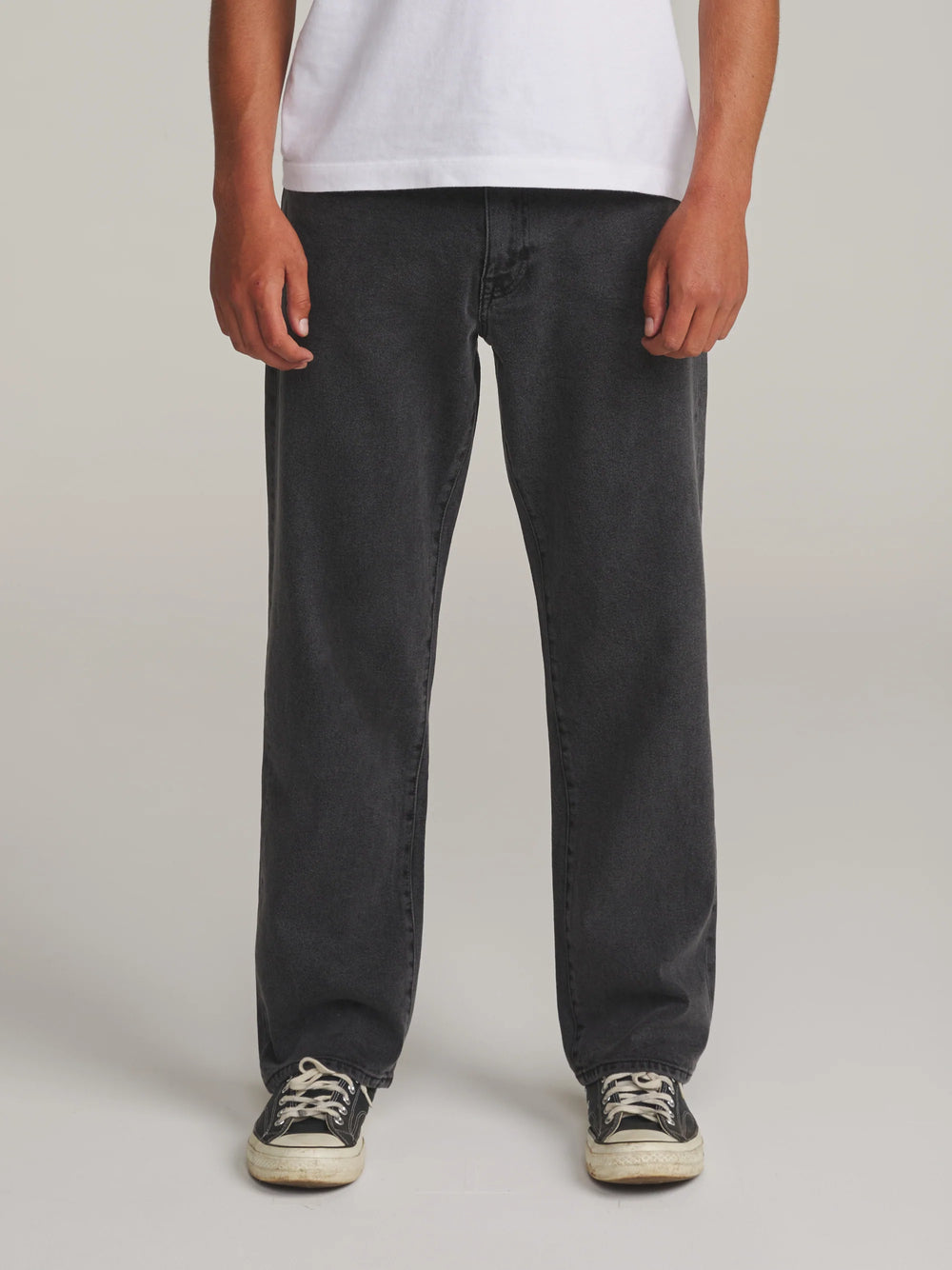 Katin Men's George 64 Relaxed Jean - Washed Black - Sun Diego Boardshop